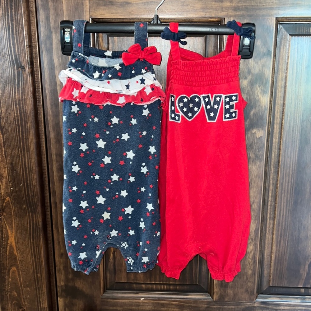 2 - 12 month Patriotic Outfits